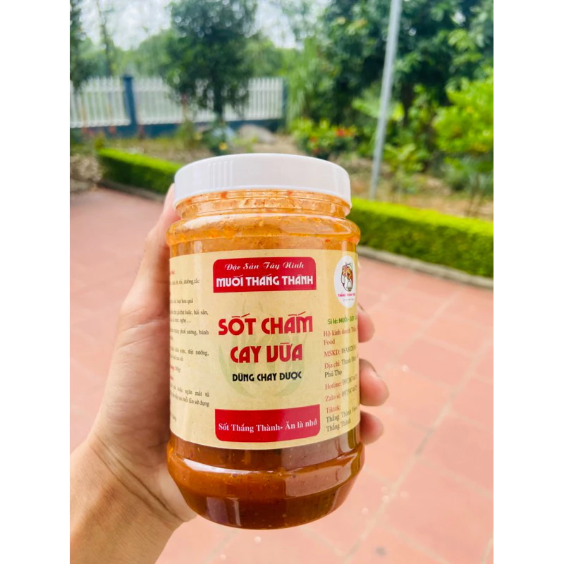 [Cay vừa] Sốt Chấm Thắng Thành Food,Sốt Muối Tây Ninh,muối chú hải chua cay mặn ngọt,nước sốt gia vị