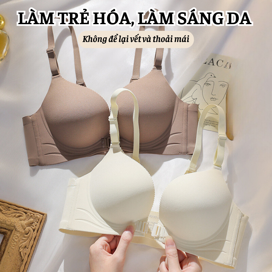 Áo Ngực Đúc Su Nâng Ngực Đệm 2cm Tạo Khe Quyến Rũ DORIS 9607