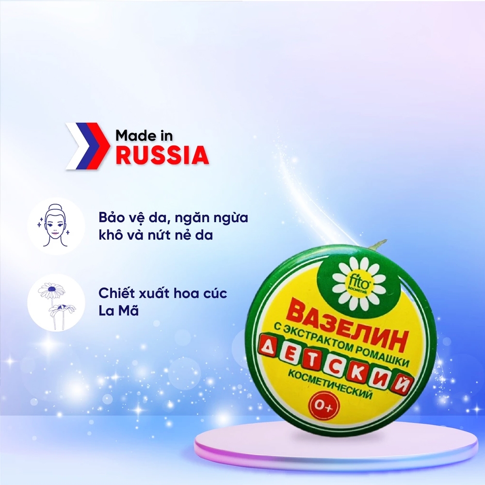 Dưỡng Môi Vaseline Fito Hộp Thiếc Nội Địa Nga 10g Giúp Dưỡng Hồng Môi Tự Nhiên Và Giảm Thâm Hiệu Quả