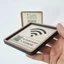 Bảng QR code quét thanh toán ngân hàng bằng gỗ để bàn hoặc dán tường kích thước 10x10cm (Gửi mã cho shop và đặt hàng)