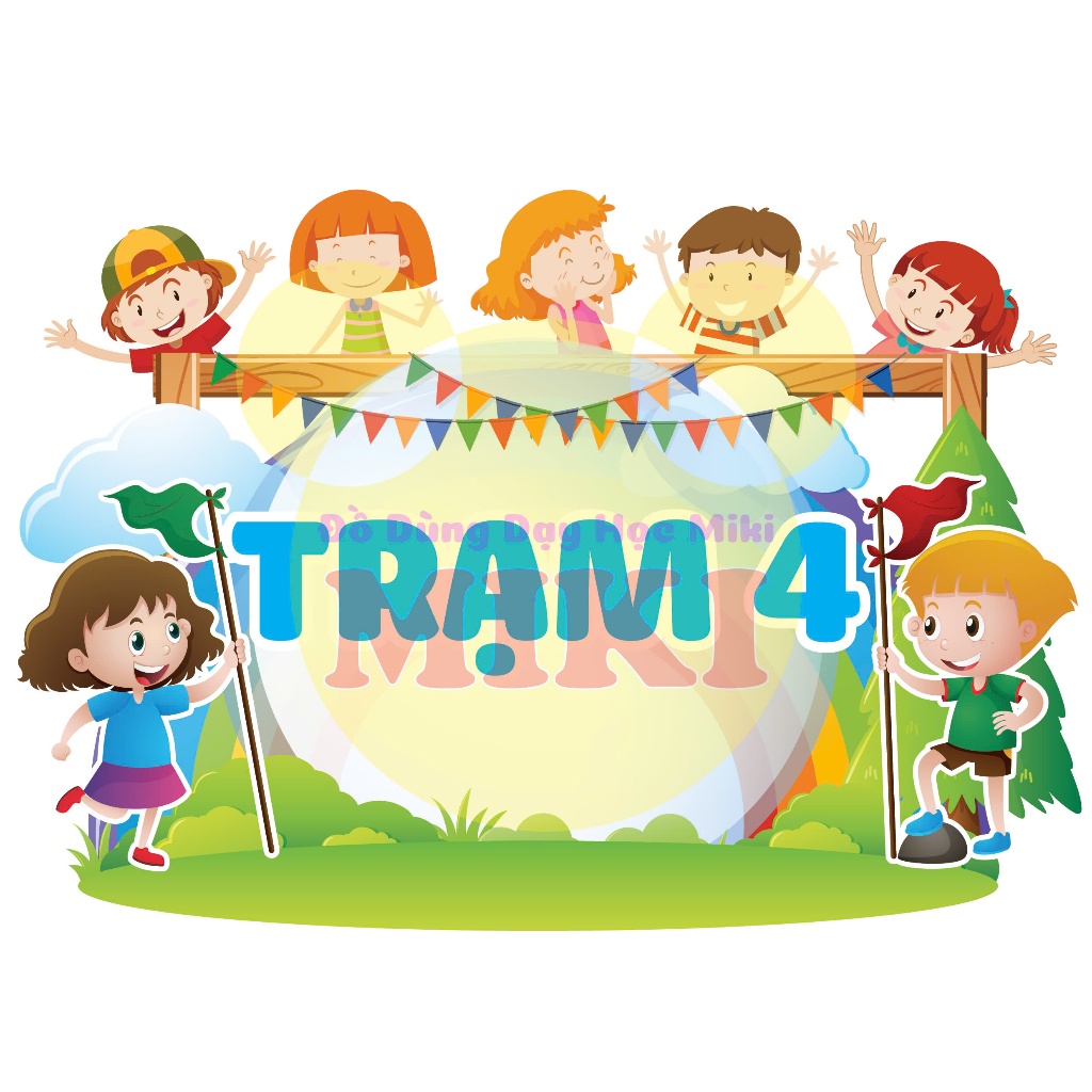 🌟 Bộ 4 Bảng Dạy Học Theo Trạm - Khơi Gợi Niềm Vui Học Tập! 🌟