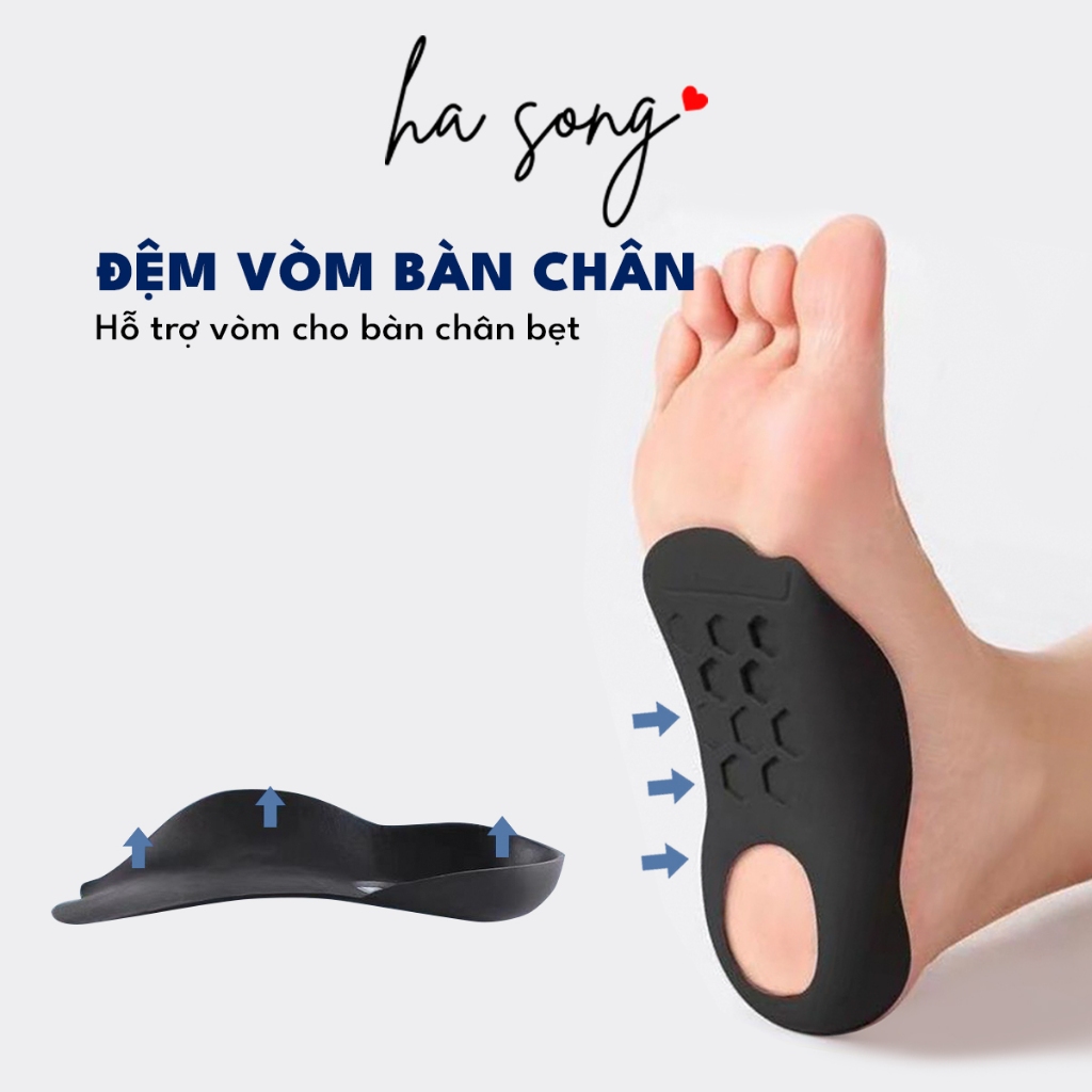 Đệm vòm lòng bàn chân phẳng, hỗ trợ vòm cho bàn chân bẹt, miếng lót ...