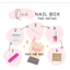 NAIL BOX TÔN DA ĐỎ TẾT MIX NHŨ FLASH MÓNG GIẢ THIẾT KẾ BON NAIL BOX