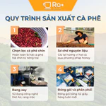 [CÓ GIÁ SỈ] Cà phê Gu Vừa Nguyên Chất Rang Mộc - Cafe Pha Phin Pha Máy - Vị đắng đậm, ngọt chua thanh- Coffee -Roplus — ảnh 5