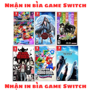 Bìa game 2 mặt Nintendo Switch (Switch Cover Art)