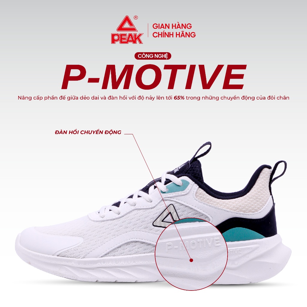 Ảnh Giày chạy bộ nam nữ PEAK Running Công nghệ P-Motive Phản hồi chuyển động E243287H E243288H 1