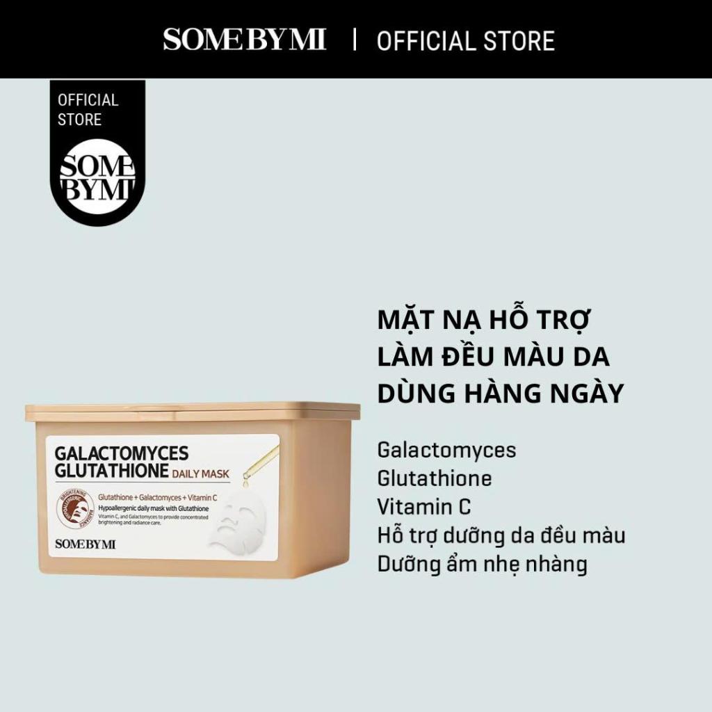 Ảnh Some By Mi Mặt nạ dưỡng trắng hàng ngày Galactomyces Glutathione Daily Mask 30 miếng 1