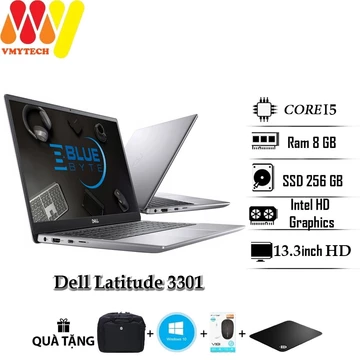 Laptop Dell Latitude 3301, Dell E3301 Core i5-8250, Ram 8GB, SSD 256GB, màn 13.3inch HD cao cấp