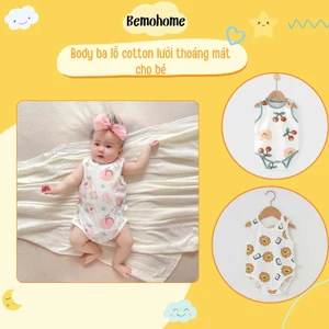 Bộ Body Ba Lỗ, Body Sát Nách Thoáng Mát Và Thấm Hút Mồ Hôi Cực Tốt Cho Bé