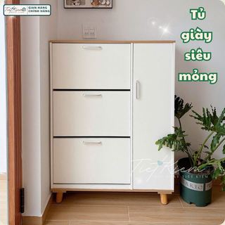 Tủ giày siêu mỏng thông minh N90cm TU.GIAY.01