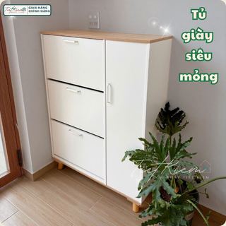 Tủ giày siêu mỏng thông minh N90cm TU.GIAY.01