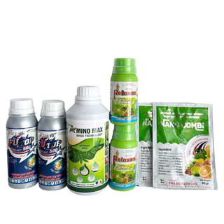Bộ kéo bông( amino max+ 2 futop+ 2 relaxen+ 2 nano combi thái) pha 400 lít