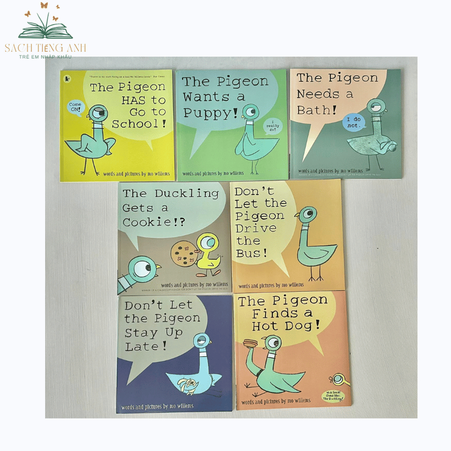Sách - The Pigeon 7 cuốn - chuyện về những chú chim bồ câu kèm file ...