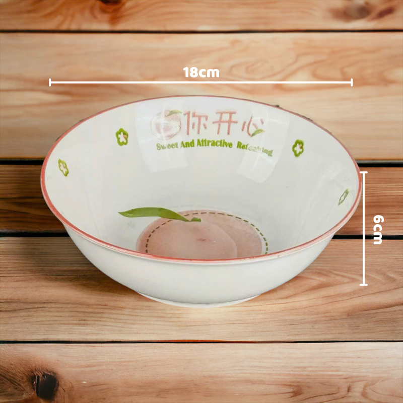 [Bảo Hành Bể Vỡ] Bát Tô Sứ Tráng Men Cao Cấp, In Hình Dễ Thương BATTO001