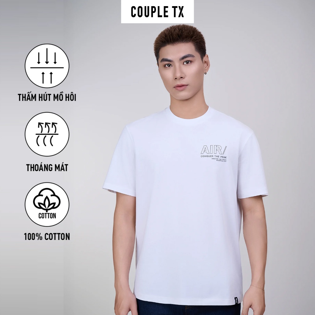 Ảnh Áo Thun Gia Đình Couple TX Snow Moutain Form Relax TS 403 2
