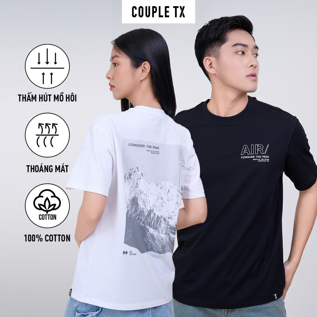 Review Áo Thun Gia Đình Couple TX Snow Moutain TS 403 - Phong Cách & Thoải Mái