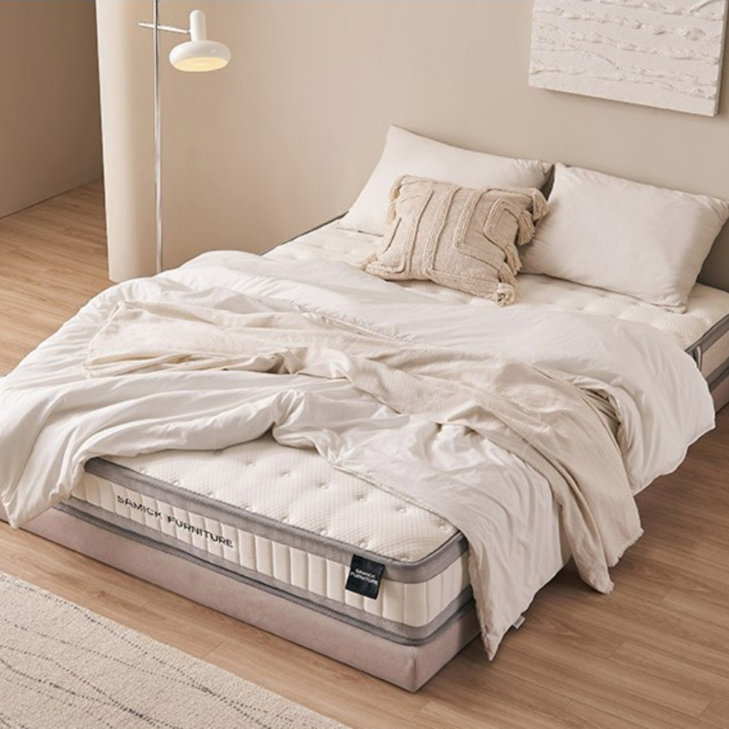 Ảnh NỆM LÒ XO TÚI HÚT CHÂN KHÔNG Cao Cấp SAMICK REST DEEP BASIC Cao 26cm  - Nâng đỡ cơ thể 4