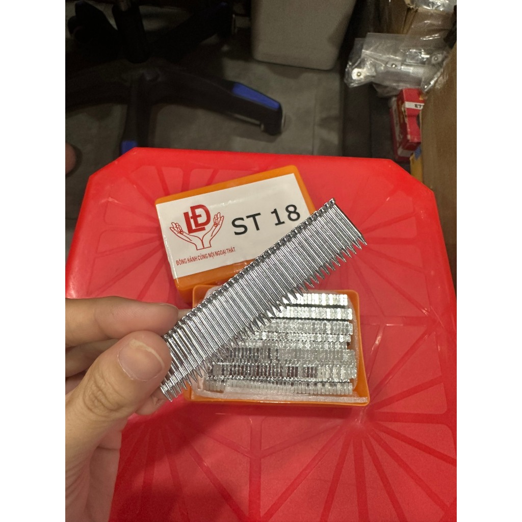 Đinh công nghiệp ST | đinh ghim bê tông nạp máy bấm đinh ST Hiệu Đinh Lực | st18, st25, st38,..