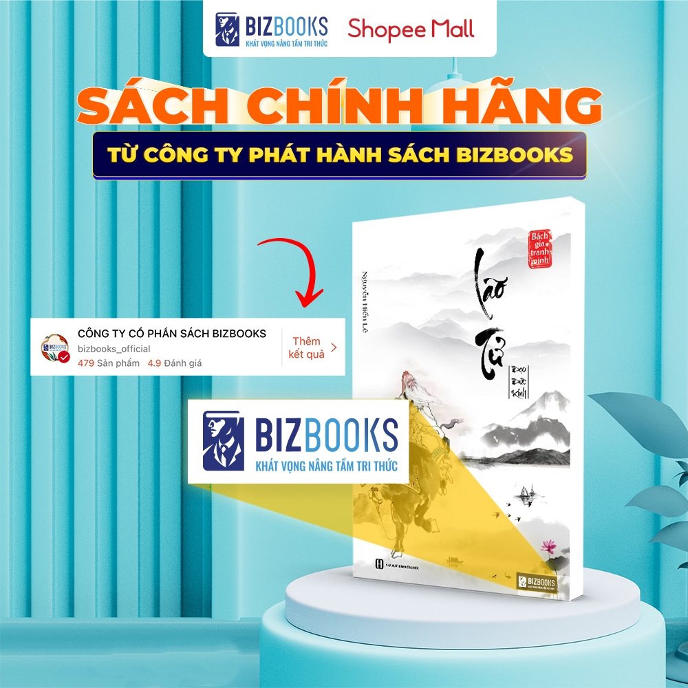 Combo Sách Lão Tử Đạo Đức Kinh Và Trang Tử Nam Hoa Kinh -Nguyễn Hiến Lê-Bách Gia Tranh Minh Bizbooks