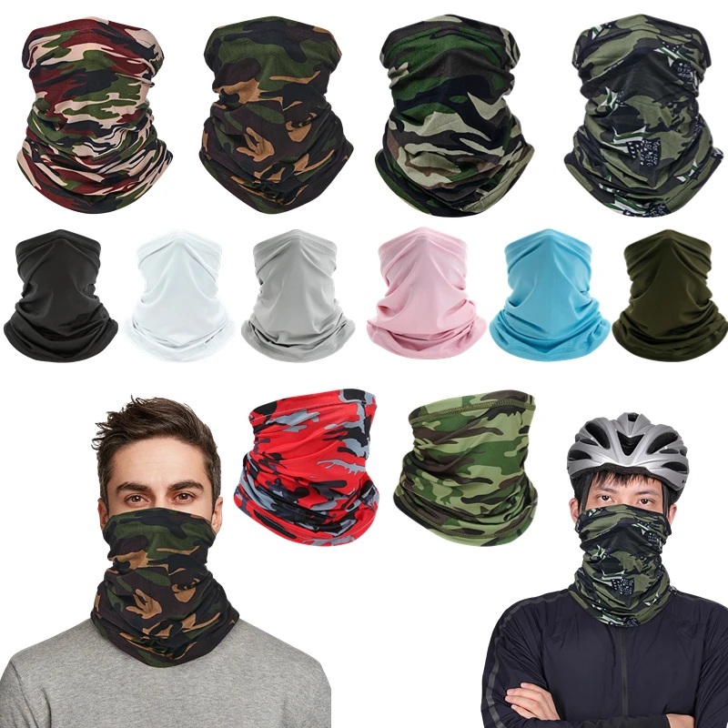 【COD】Khăn che mặt vải lưới khô nhanh chống bụi và tia UV cho người đi xe máy / xe đạp / câu cá / thể