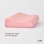 Combo Ruột gối chống đau mỏi cổ vai gáy và Vỏ gối lụa Tencel Sen Đá Home Bedding trơn màu