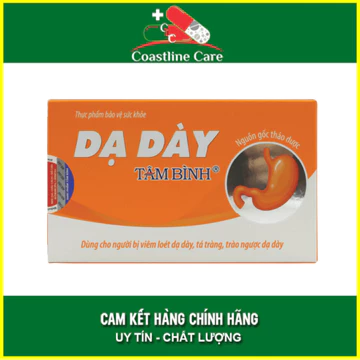 Dạ Dày Tâm Bình bảo vệ niêm mạc dạ dày, giảm nguy cơ trào ngược dạ dày (hộp 30 viên) - CLC Pharmacy