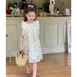 [ B&G ] Váy bé gái thiêu hoa thô boi cao cấp 2 lớp kết hợp phối ren, size bé từ 2-11y( 40kg )