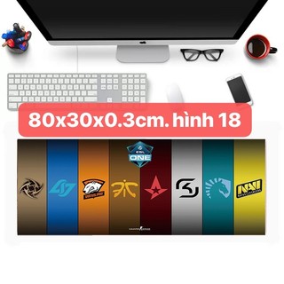 Lót chuột CỠ LỚN 59 mẫu kích thước 80x30cm pad chuột cao su gaming cỡ lớn speed bo viền chắc chắn