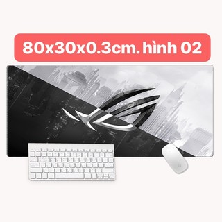 Lót chuột CỠ LỚN 59 mẫu kích thước 80x30cm pad chuột cao su gaming cỡ lớn speed bo viền chắc chắn