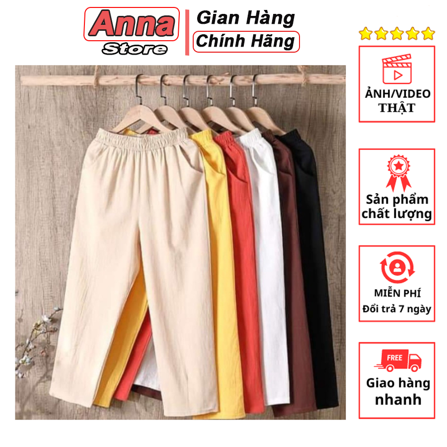Quần Baggy Đũi Thái, quần đũi dài nữ Bigsize m39 Women Pants