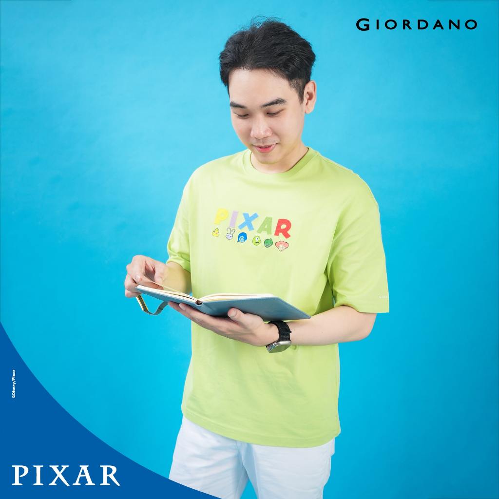 Ảnh GIORDANO Áo Thun Ngắn Tay Nam Monster INC 01094275 2