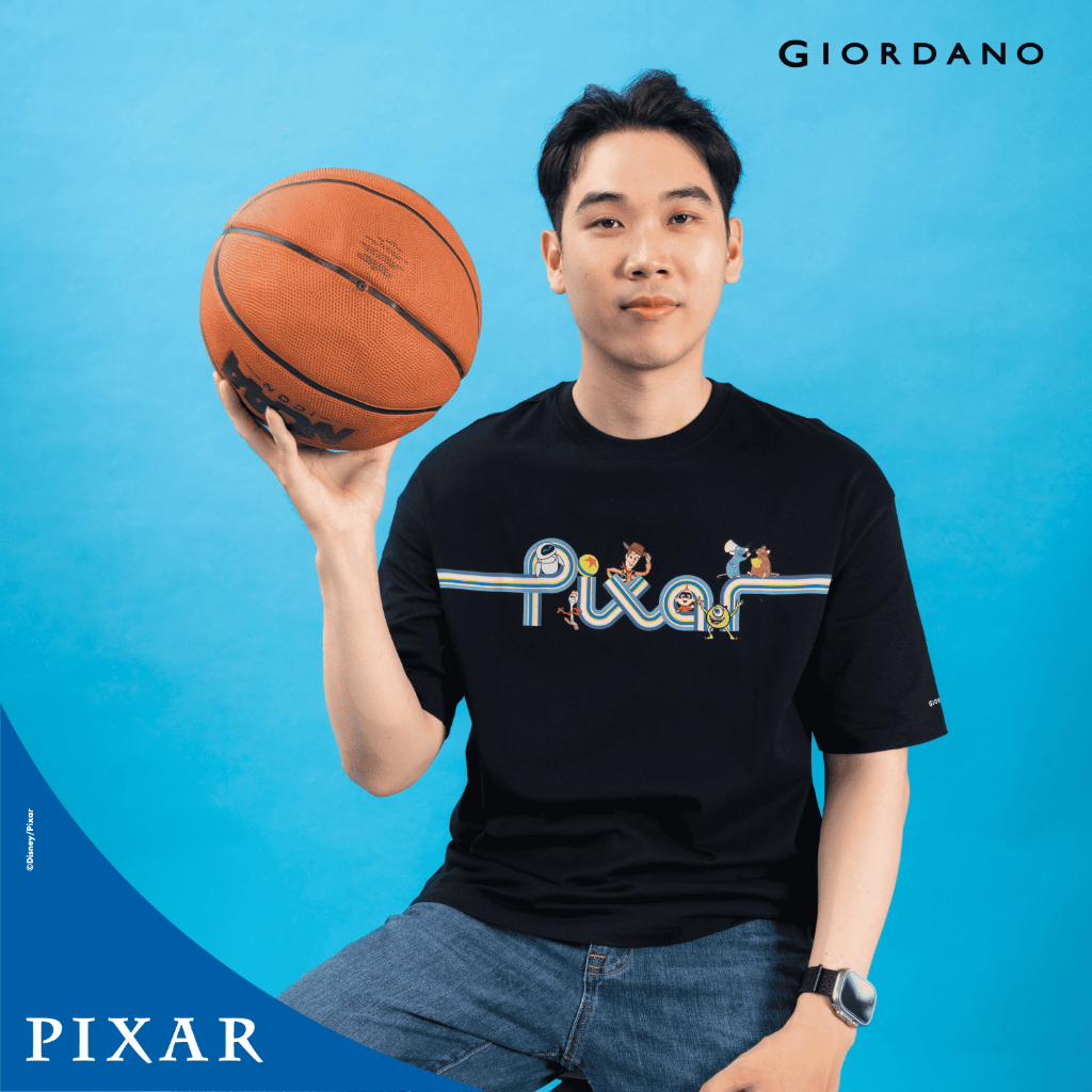 Ảnh GIORDANO Áo Thun Ngắn Tay Nam Monster INC 01094275 3