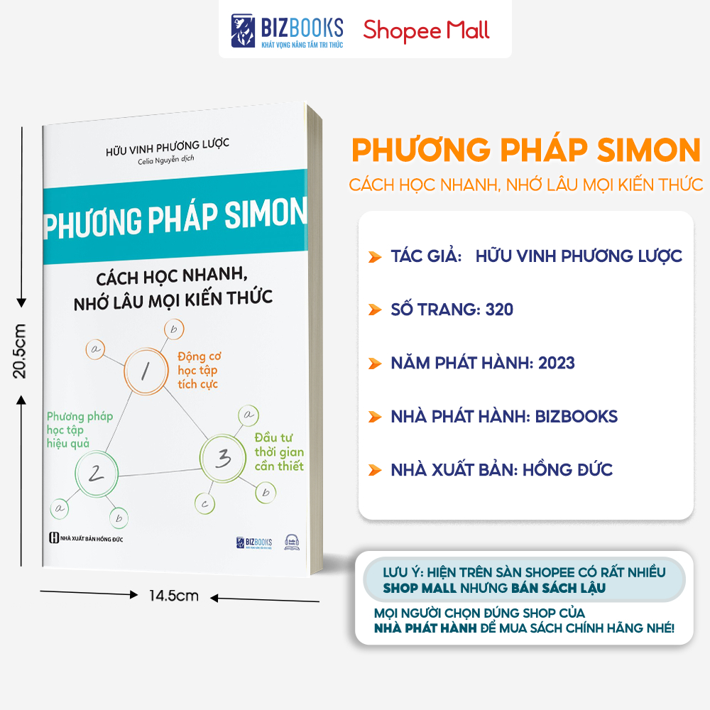 Combo Sách 2 Cuốn: Phương Pháp Học Tập Của Simon và Huấn Luyện Não Bộ Học Siêu Tốc - Bizbooks