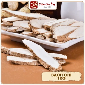Bạch chỉ 1kg, củ bạch chỉ khô thái lát mỏng, hàng trắng, thơm, sạch - Tiệm lãn ông