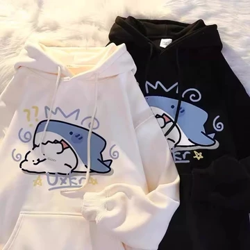 Áo Hoodie nỉ có mũ, áo Hoodie Nam Nữ Unisex form rộng ấm áp Phong cách Phong cách Hàn Quốc-1339（hoodie）