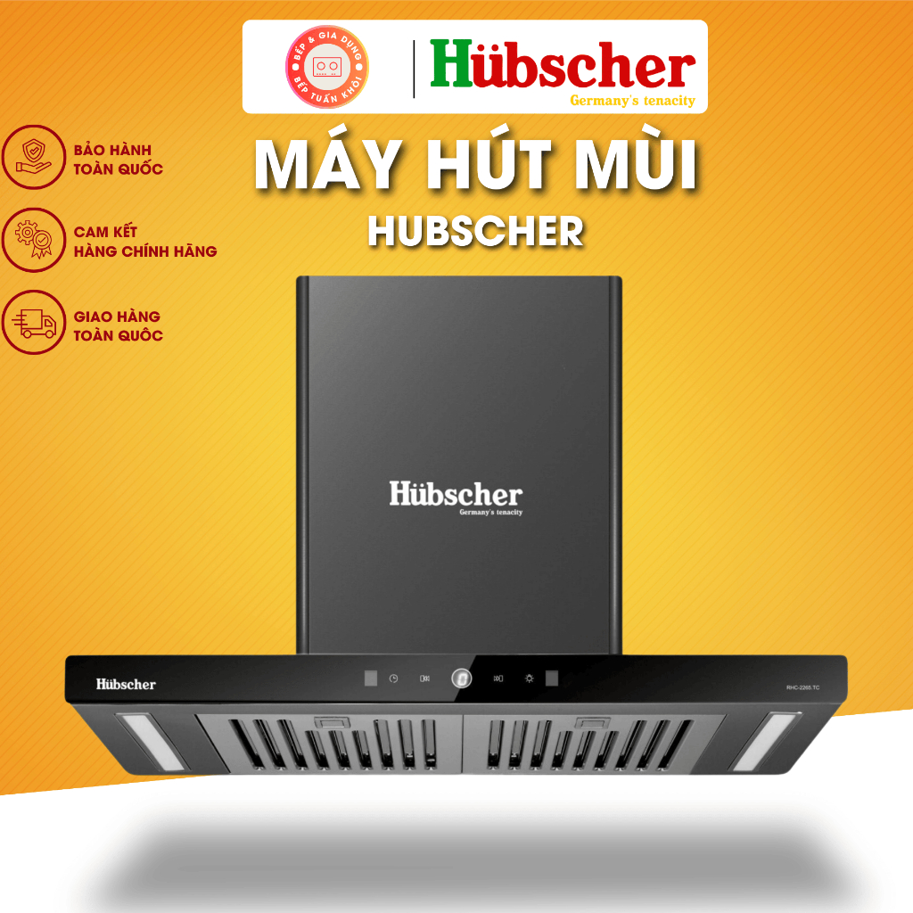 Máy Hút Mùi Chữ T HUBSCHER 2265, Cảm Ứng Và Cảm Biến Vẫy Tay, Công Suất ...