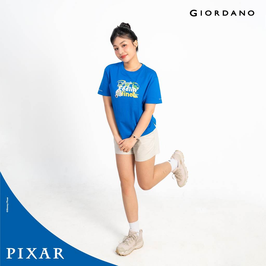Ảnh GIORDANO Áo Thun Ngắn Tay Nữ Monster INC Print Tee 05394274 3