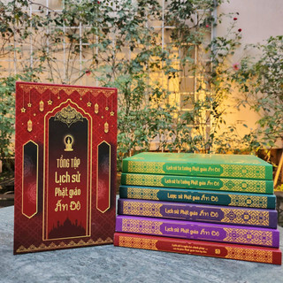 Sách - Boxset Tổng Tập Lịch Sử Phật Giáo Ấn Độ (Bộ 6 cuốn) - Vĩnh Nghiêm Books - Nhà Sách An Thư
