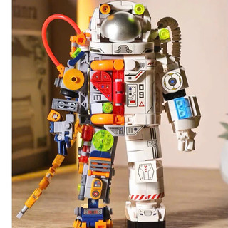 Mô hình lắp ráp người máy technic phi hành gia ngoài không gian 900 PCS đồ chơi thông minh, quà tặng sinh nhật Bobo