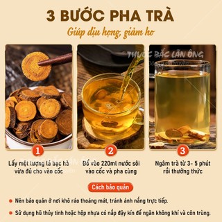 Chích cam thảo 100g, chích thảo tẩm mật sao vàng hạ thổ, giảm ho, tiêu đờm