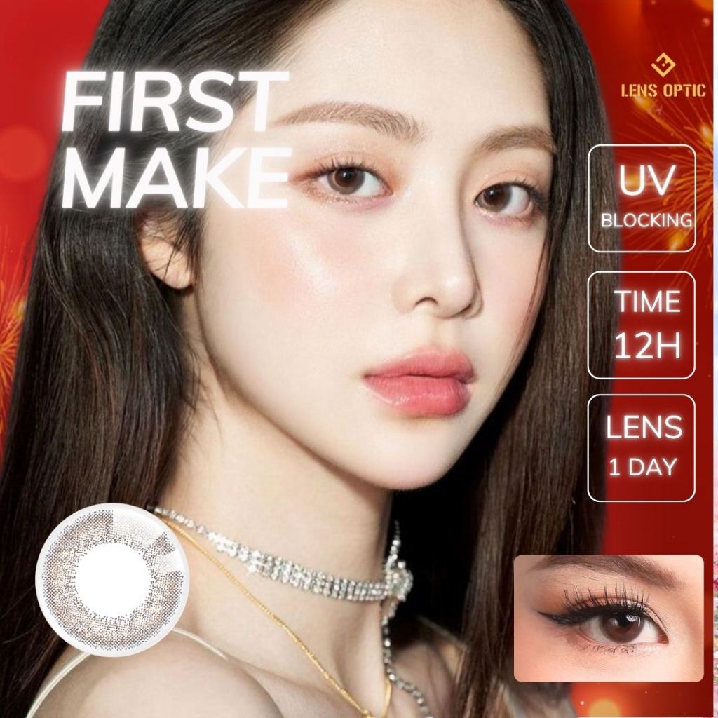 [MUA 5 CẶP TẶNG 1 CẶP] Kính áp tròng SEED 1 ngày màu First Make, lens ...