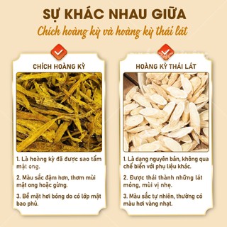 Chích hoàng kỳ 100g, hoàng kỳ chích mật, sao thơm, giúp bổ khí huyết, lợi tiểu, tốt sức khỏe