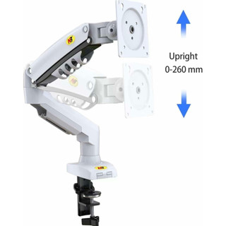 NB-F80 [Trắng] Gía Treo Màn Hình Máy Tính 17 - 30 Inch - Arm Màn Hình Xoay 360 Độ