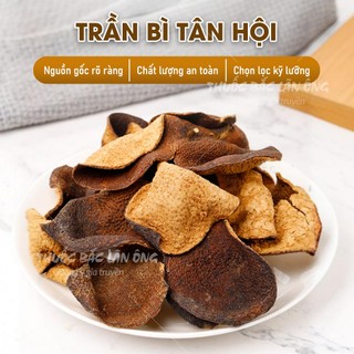 Trần bì Tân Hội 100g, vỏ quýt khô Quảng Đông, gác bếp, vỏ dày, thơm, sạch - Lãn Ông