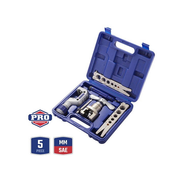 Bộ dụng cụ lã ống/nong ống đồng/thép gồm 5 chi tiết WORKPRO WP303001 cắt ống 4 - 32mm, kẹp ống 6 - 19mm (1/4 - 3/4 inch)