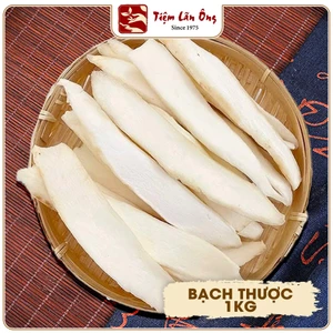 Bạch thược 1kg, thược phiến nguyên chất hàng loại 1, trắng, khô, thơm - Tiệm lãn ông