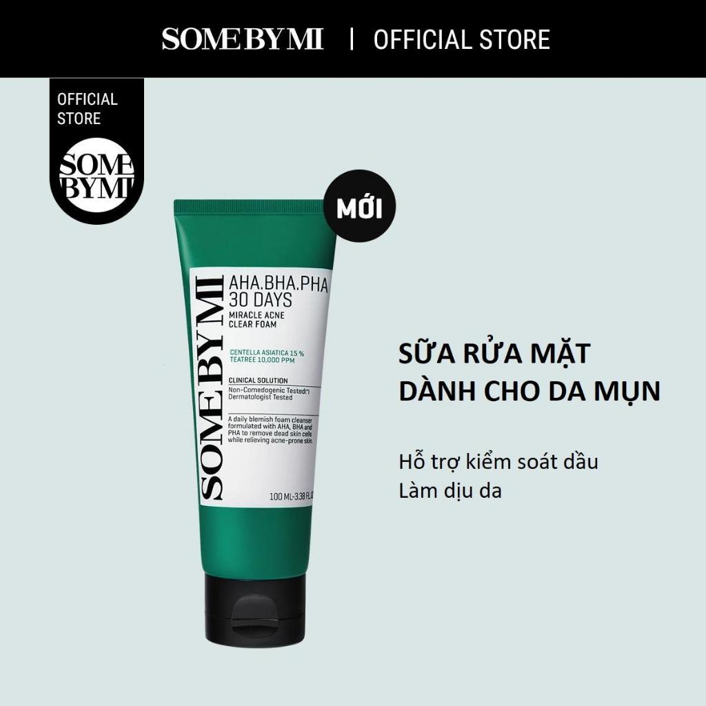 Ảnh Some By Mi Sữa rửa mặt dịu nhẹ AHA-BHA-PHA 30 Days Miracle Acne Clear Foam 100ml 1