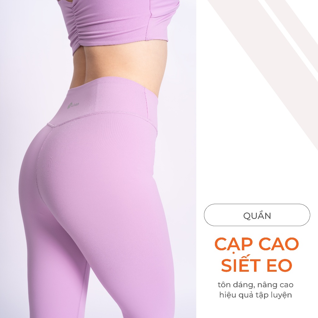 Ảnh Bộ Tập Yoga LV24N01F507 Thiết Kế Bra Nhún Hoa Đệm Rời & Quần Legging Cạp Cao Livan Sport, Bộ Tập Yoga Nữ, Đồ Tập Yoga Nữ 4