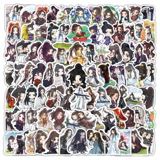 /hàng sẵn/ Set 100 stickers Ma đạo tổ sư chống nước hình dán dễ thương Ngụy Vô Tiện Lam Vong Cơ BL Manhua Manhwa