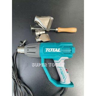 TOTAL Máy thổi nhiệt CS 2000W TB20078/ TB20045/ TB20056 + phụ kiện Có thể điều chỉnh nhiệt độ - màn hình LED